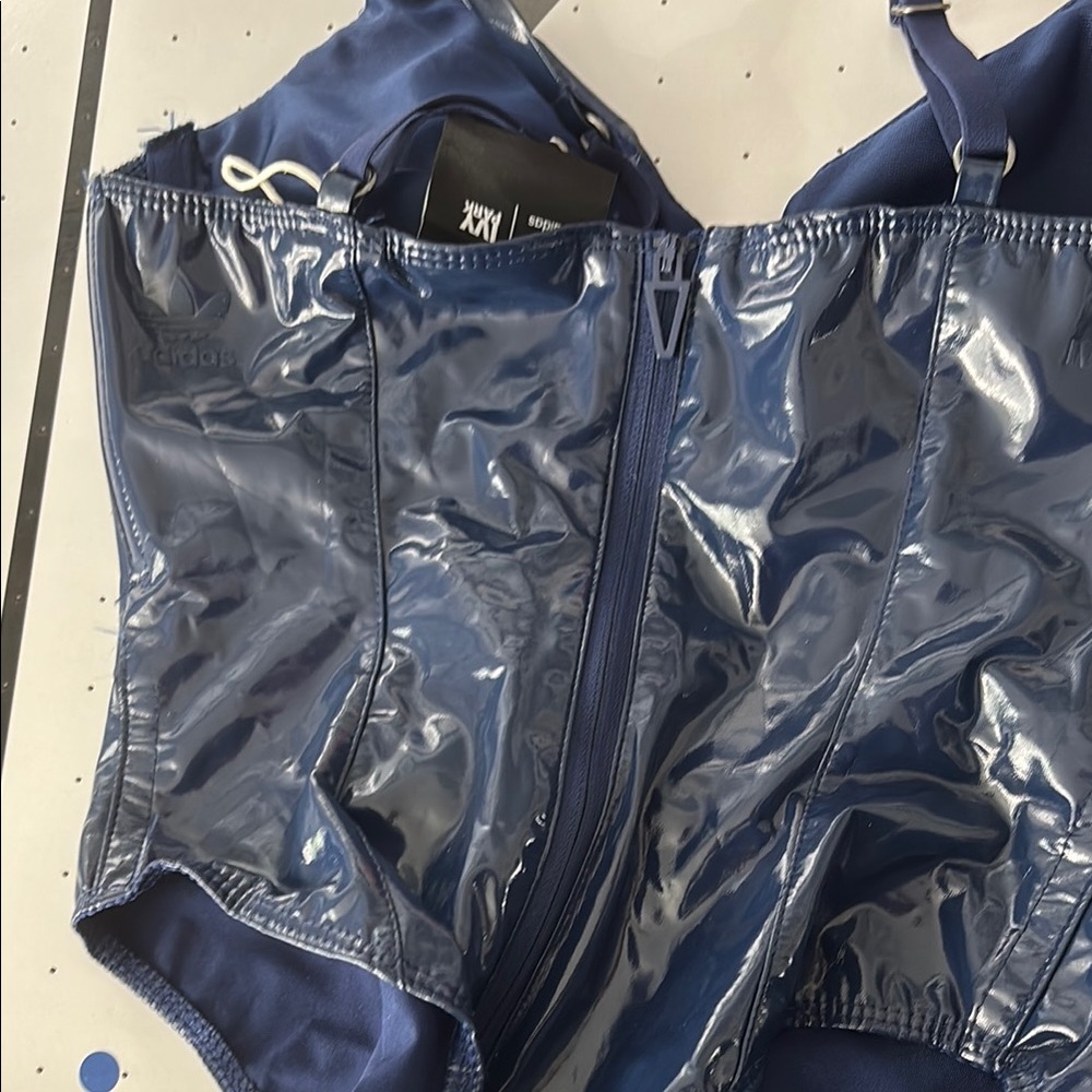 Adidas Navy and Clear Bodysuit